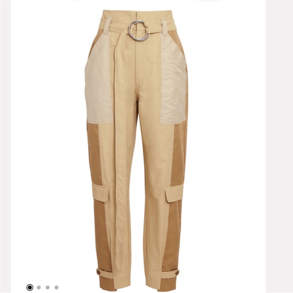 NWT Frame Tonal Blocked Cargo Pant Khaki Women’s Small